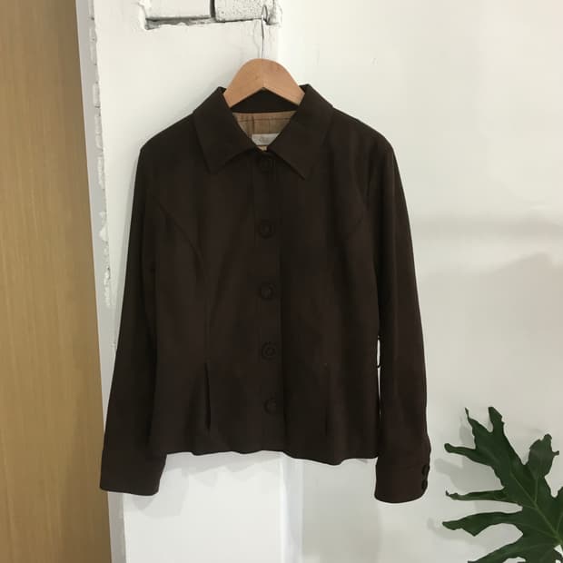 Vintage brown suede jacket 