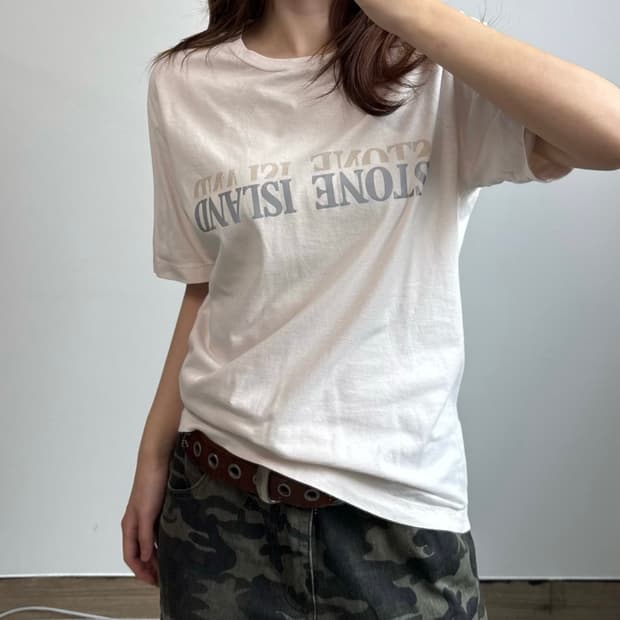 스톤아일랜드 리플렉티브 반팔 티셔츠