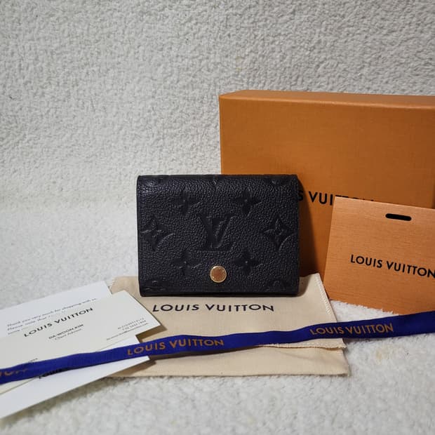 [풀구성] 루이비통 앙프렝뜨 비즈니스 카드지갑 