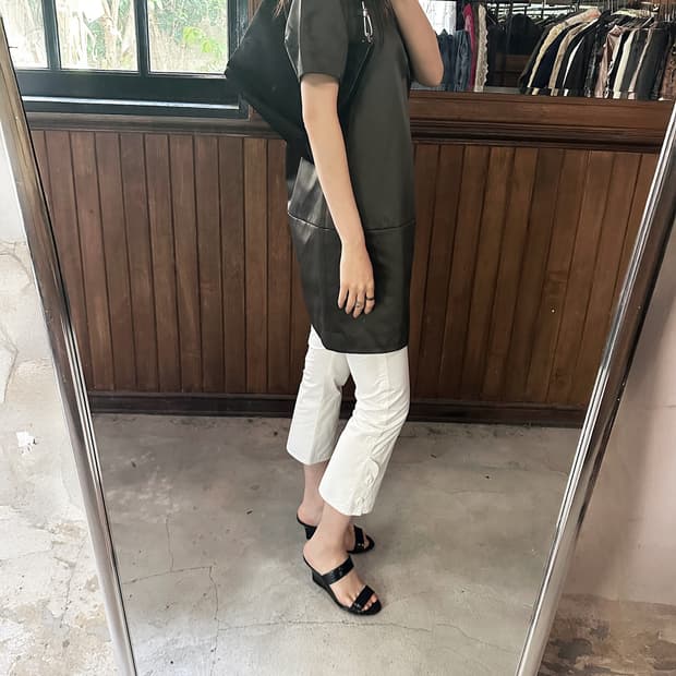 THEORY LUXE balloon mini dress