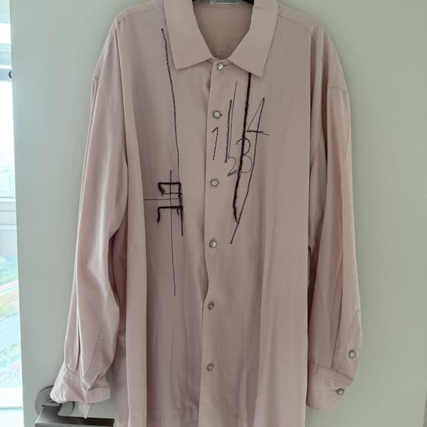 Matsuda 아카이브 핑크 셔츠