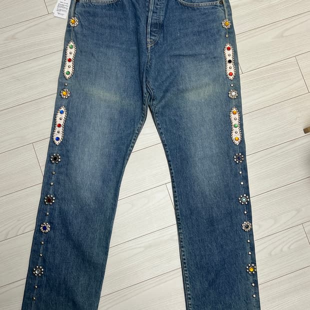 캐피탈 14온즈 몽키 시소코 잼스톤 데님