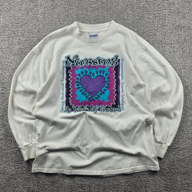 90's GILDAN 싱글스티치 롱 슬리브 ( L ) / 11137