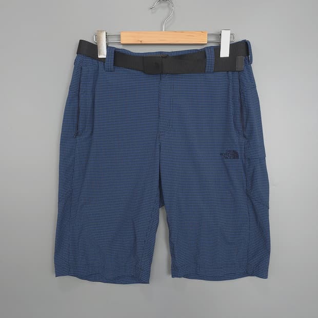 노스페이스 THE NORTH FACE 기능성 체크 반바지 네이비 88  