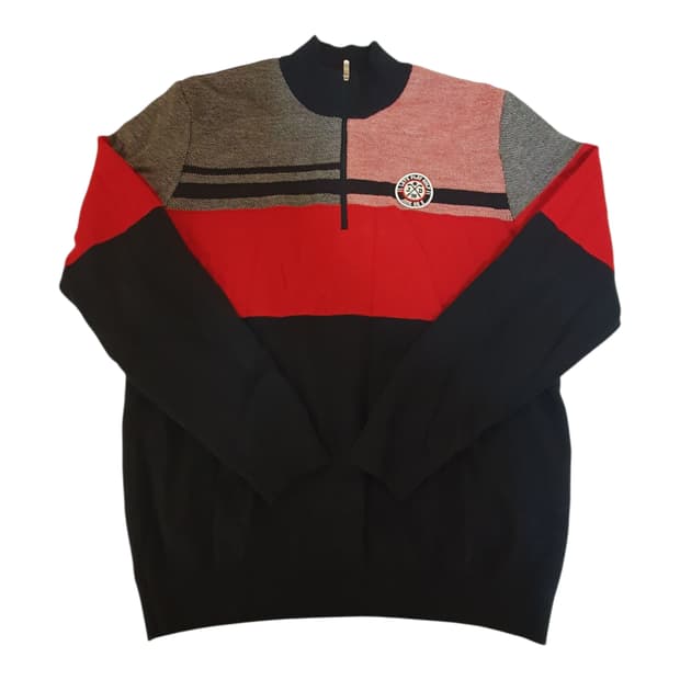 JDX 골프 남성 방풍 니트 반집업 105