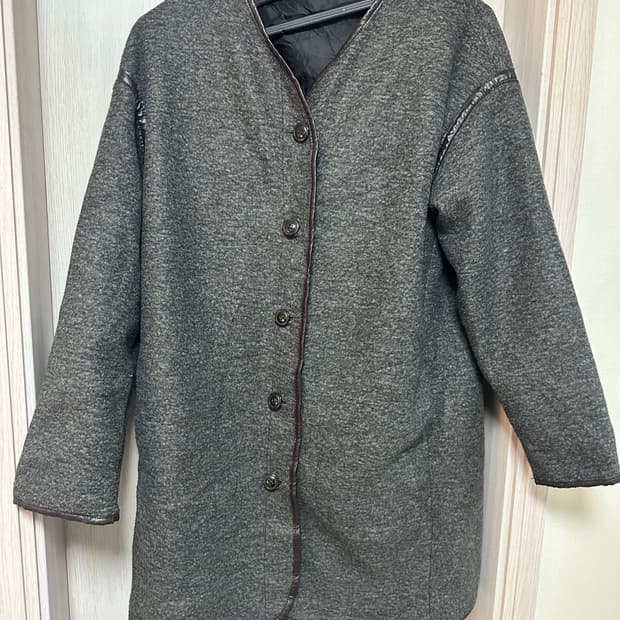 니트 코트 자켓