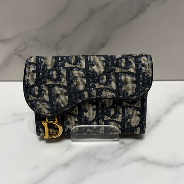 [정품] 디올 오블리크 새들 카드지갑 단품