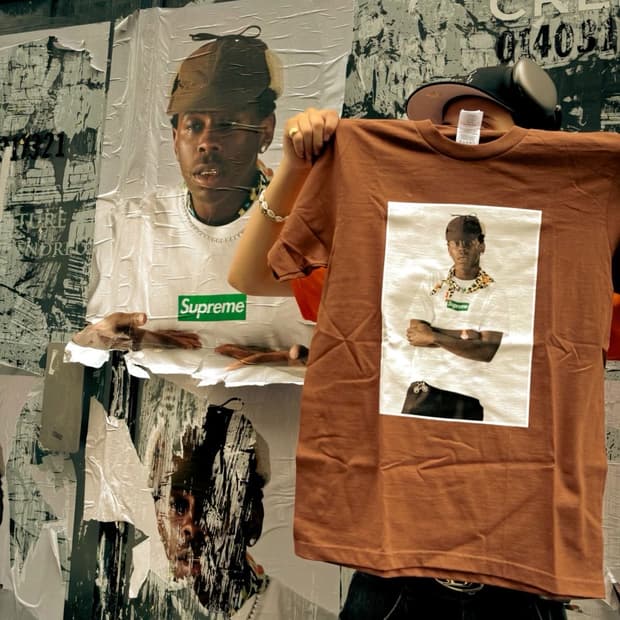 Supreme 슈프림 타일러 더 크리에이터 티셔츠 브라운