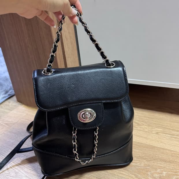 레이드백 LAIDBACK PRODUCT 블랙 체인 백팩