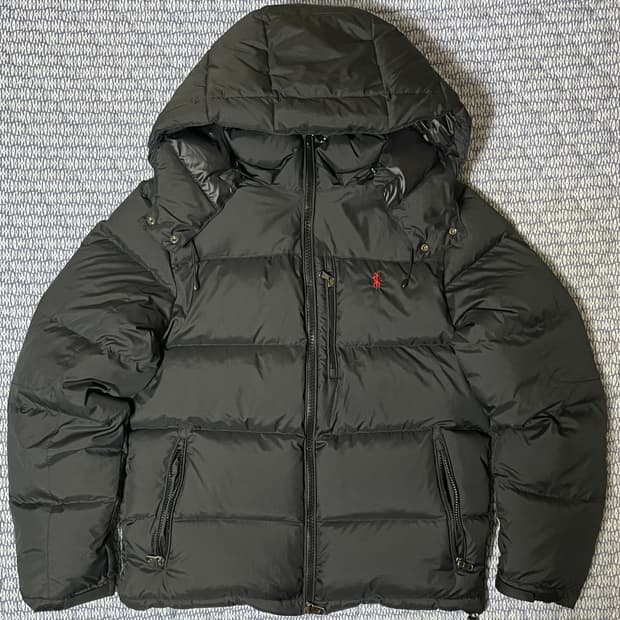 폴로 랄프로렌 고햄 패딩 M