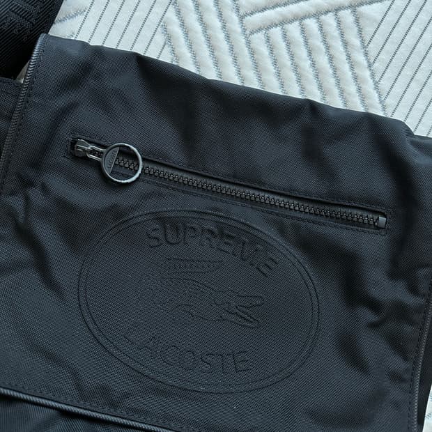 슈프림 라코스테 크로스백