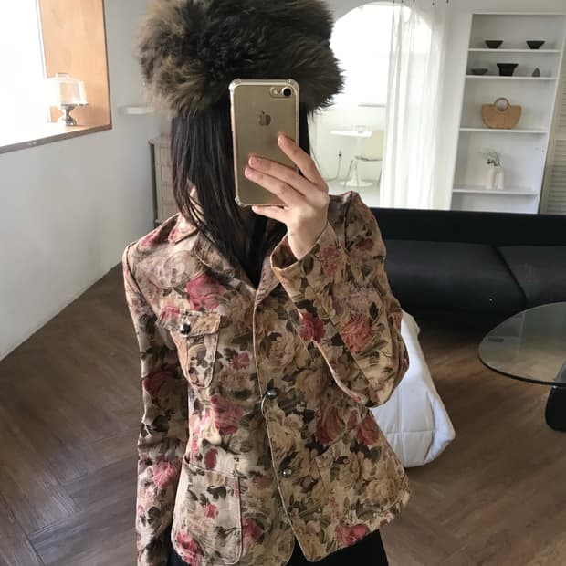 vintage pattern jacket