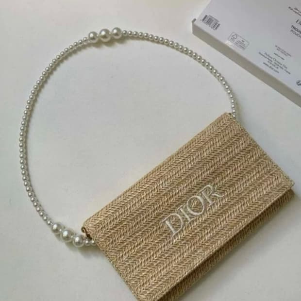 디올 진주 클러치백