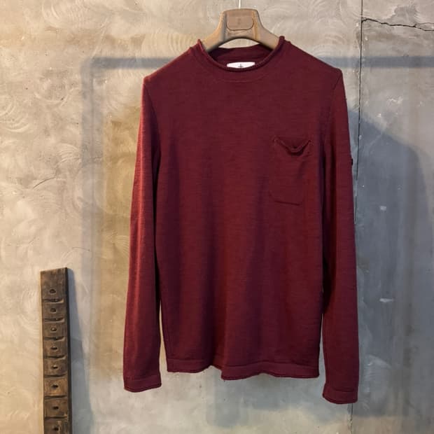 스톤아일랜드 포켓 니트 100