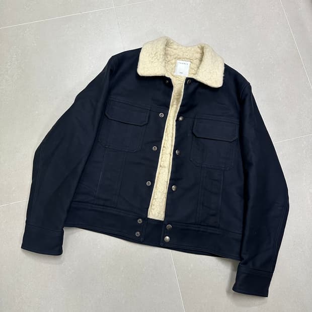 산드로 시어링 트러커자켓 XL