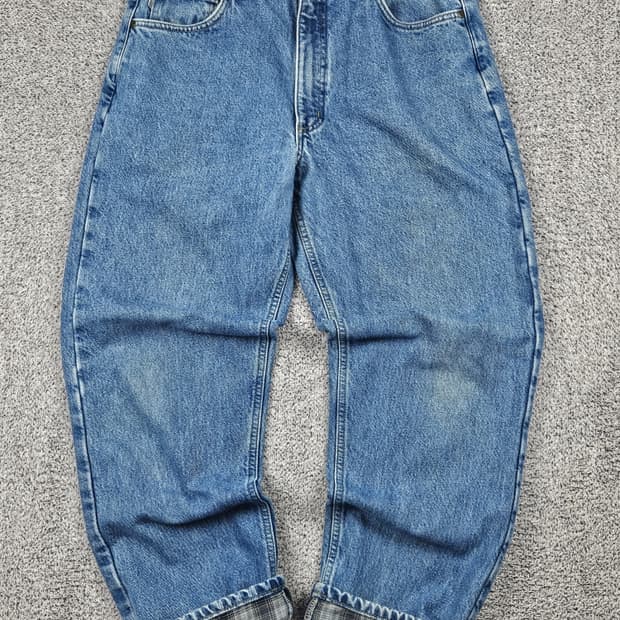 칼하트 헤비 플란넬 데님 워크 팬츠 ( 34 X 30 ) / 10375