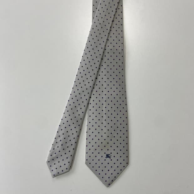 버버리 (Burberry) 심플로고 블랙라벨  정품 명품넥타이