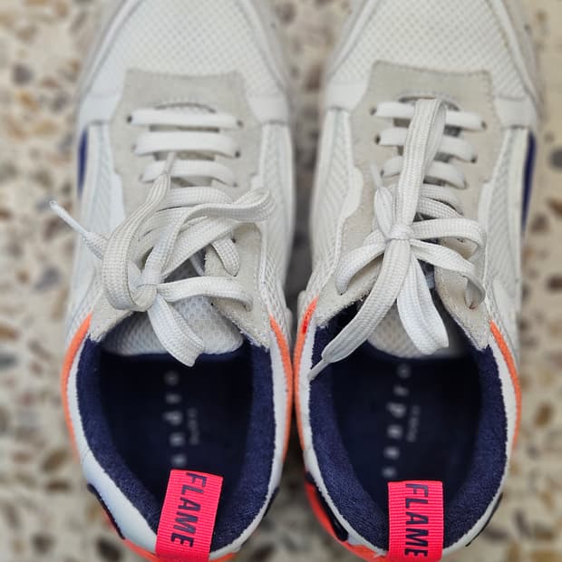 여성 산드로 플레임 스니커즈 화이트 235-236mm