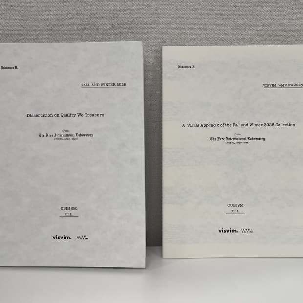 비즈빔 FW2025 디자인 아카이브 룩북 세트 visvim