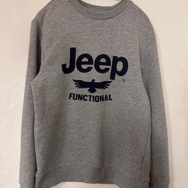 Jeep 그레이 맨투맨 L