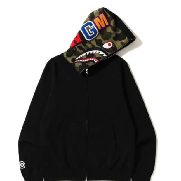 베이프 샤크후드 헤드 녹계 xl 새상품