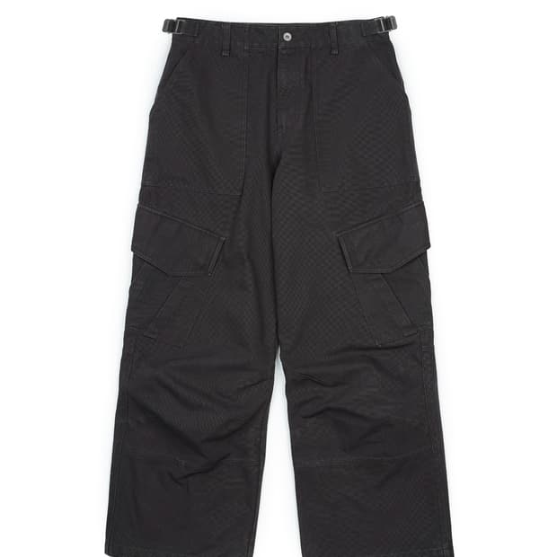 [L] Yiyae Oxford Panel Cargo Pants