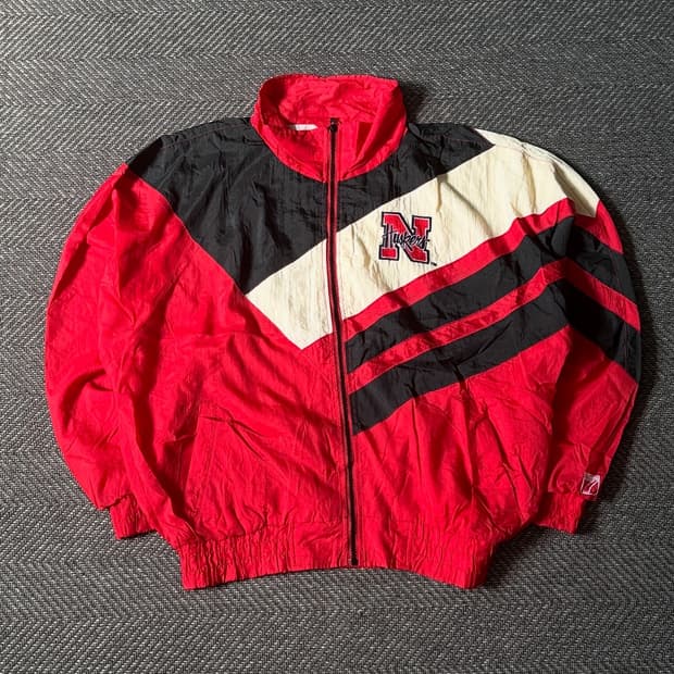 90s LOGO7 네브래스카 허스커스 바람막이 자켓 (105)