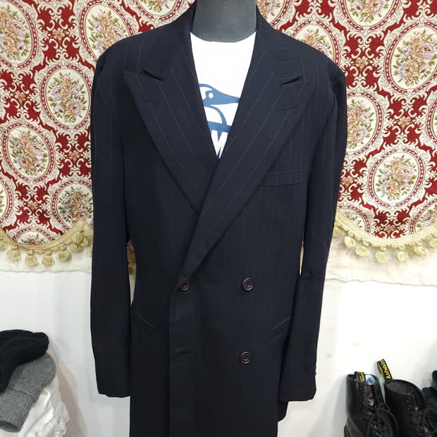 지아니 베르사체 울 더블 블레이저

