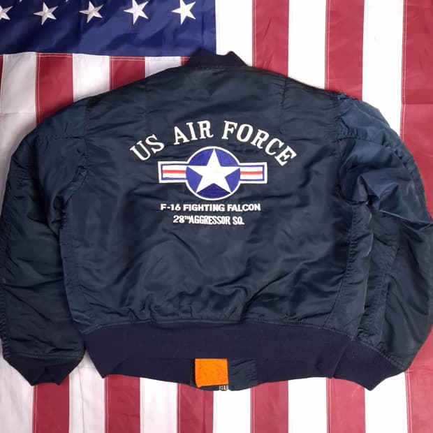 오리지날 미국제조 알파사 민수용 미공군 MA-1 항공점퍼