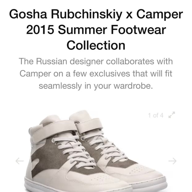 camper x gosha rubchinskiy high top