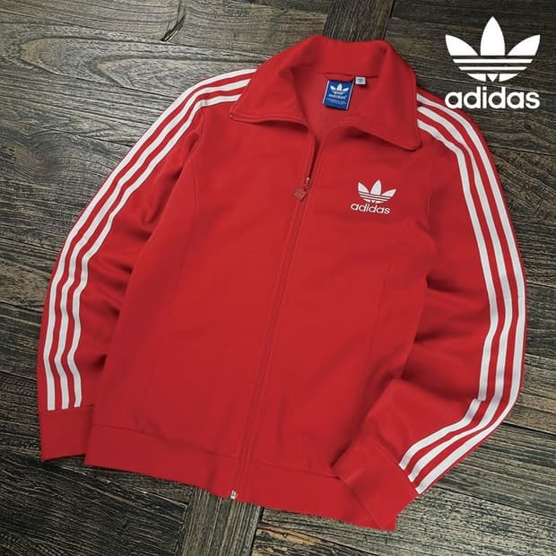 [아디다스] 유로파 져지 트랙탑 집업 자켓 레드 M20006