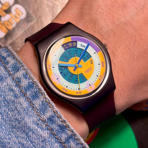 90년판) 빈티지 스와치 젠트 Sky chart