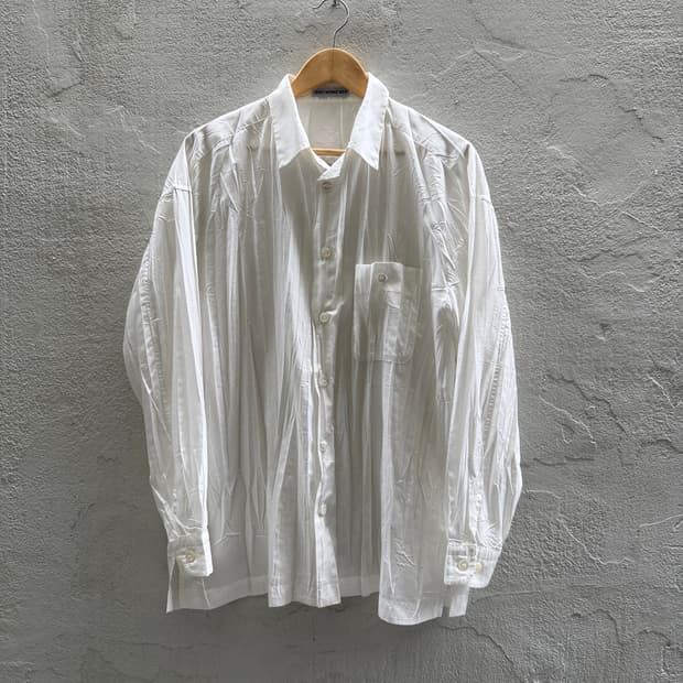 90s Issey Miyake 주름셔츠