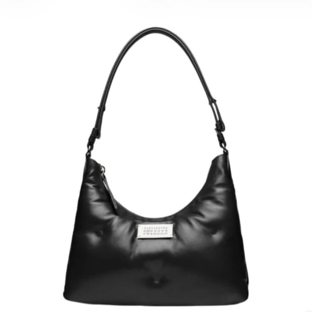 [S] 메종 마르지엘라 글램슬램 레더 가죽 체인 호보 백 스몰