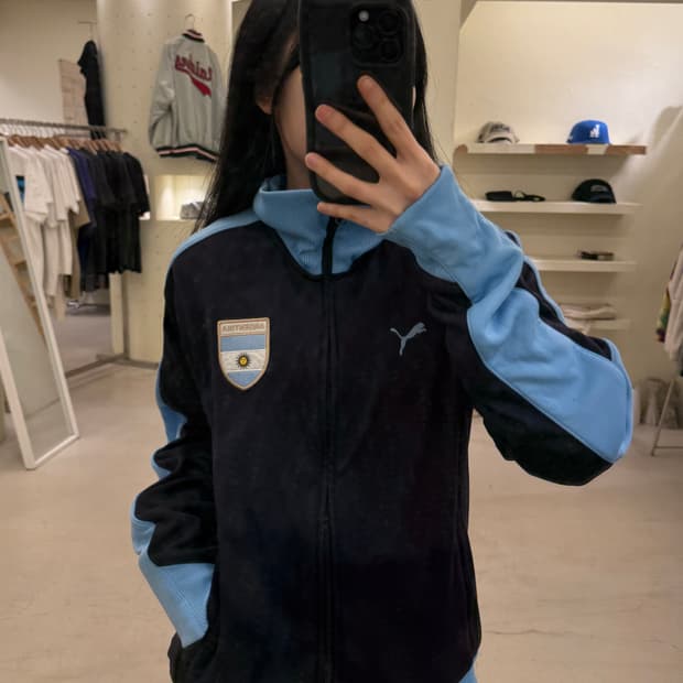 00s 푸마 올드스쿨 아르헨티나 트랙탑 져지 U4