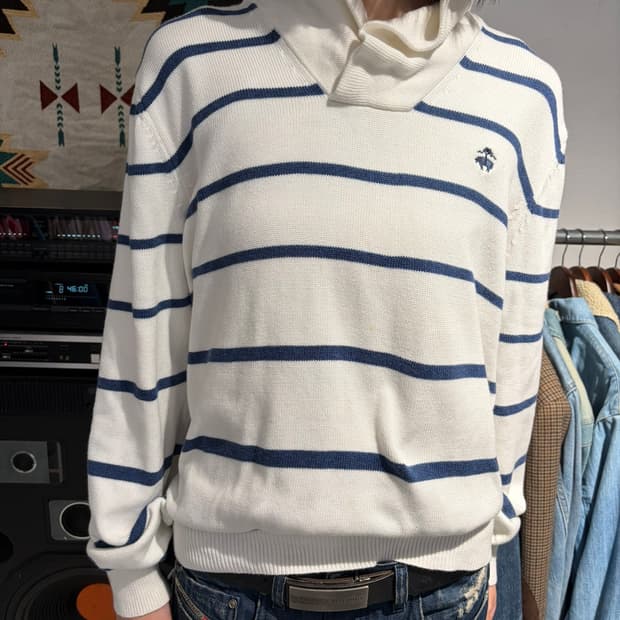 Brooks Brothers 마린 스트라이프 니트