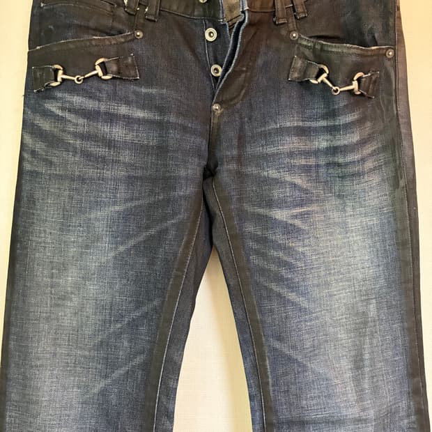 급처) Buffalo Bobs Black Coated Jeans