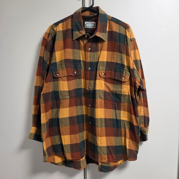 Witford 아메리칸 플란넬 체크 셔츠 L(100)