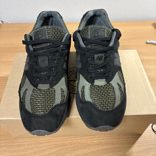 뉴발란스x스톤 아일랜드 991v2 올리브 블랙 280