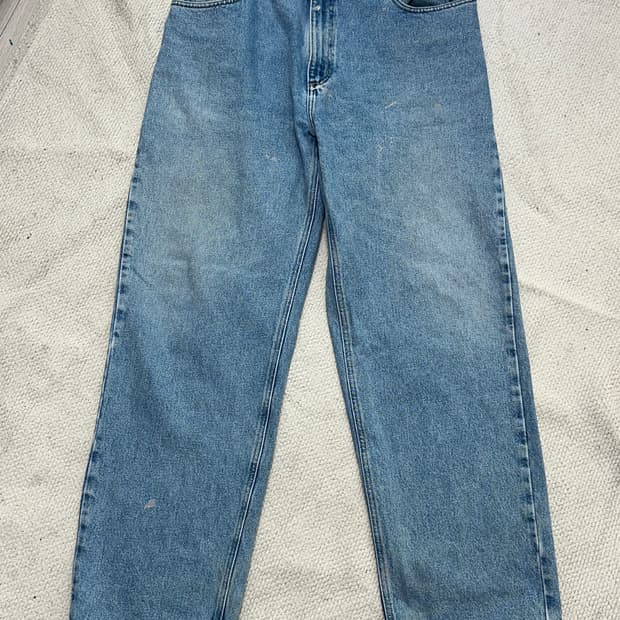 칼하트 싱글니 연청 데님 팬츠