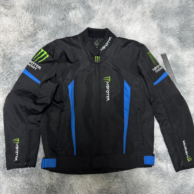 몬스터 블루  바이크자켓 M사이즈