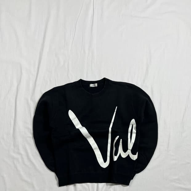 90‘s 가라바니발렌티노 valentino 스포츠 로고 맨투맨
