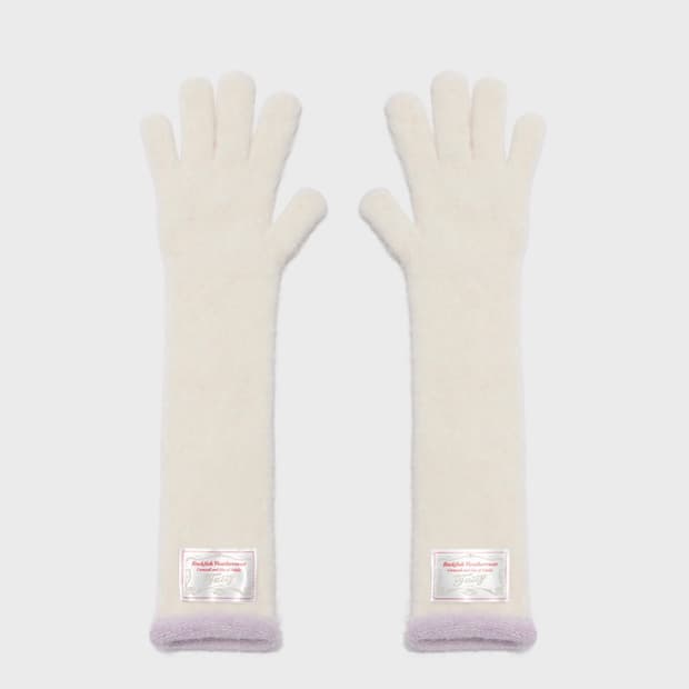 (새상품)락피쉬웨더웨어 퍼지맥시롱글러브 화이트