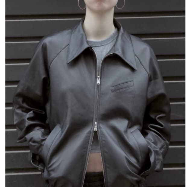 mudule Appendix leather jacket