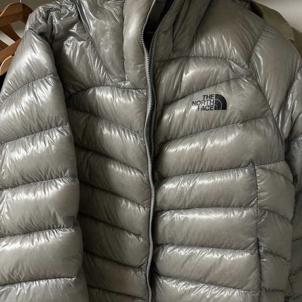 (XXL)노스페이스 써밋 마테호른 RDS 다운 자켓 라이트 그레이