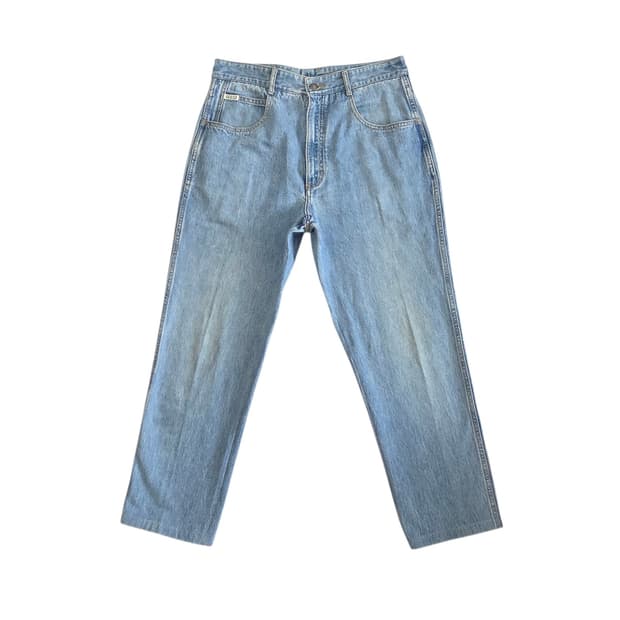 Guess 게스 90s 빈티지 연청 데님 팬츠 
