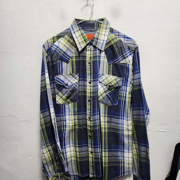 디키즈 웨스턴 큰체크 셔츠