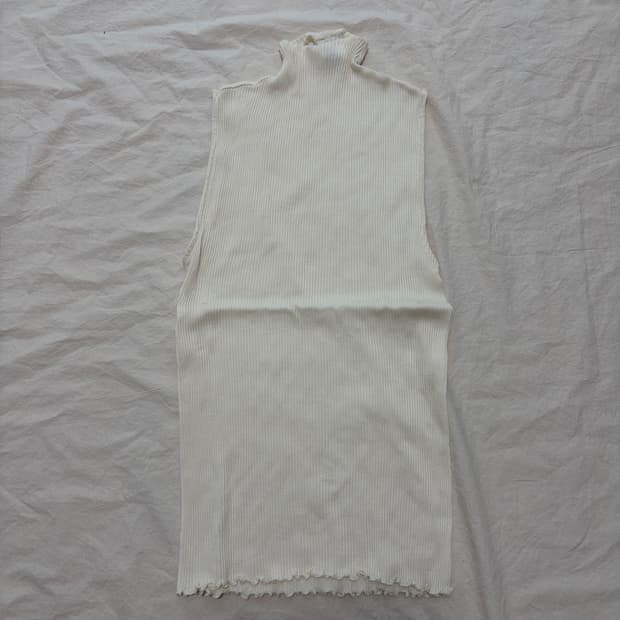 COS Ribbed High-Neck Sleeveless Top