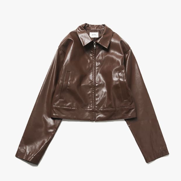 WHO’S WHO GALLERY - CROP LEATHER JACKET