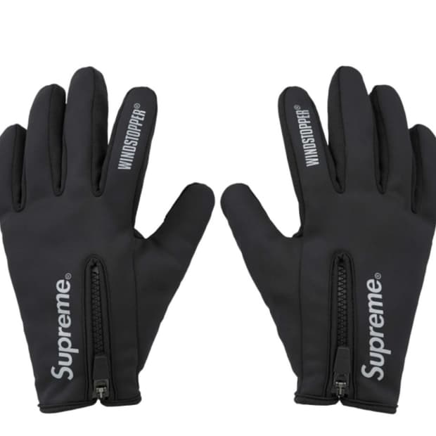 슈프림 윈드스토퍼 집 글러브 블랙 25fw 미개봉 새제품 판매